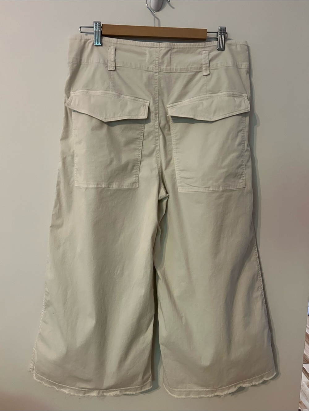 Nili Lotan Light Tan Wide Leg Trouser Size 4 NL ISSUE 2609988 with Fabric Belt